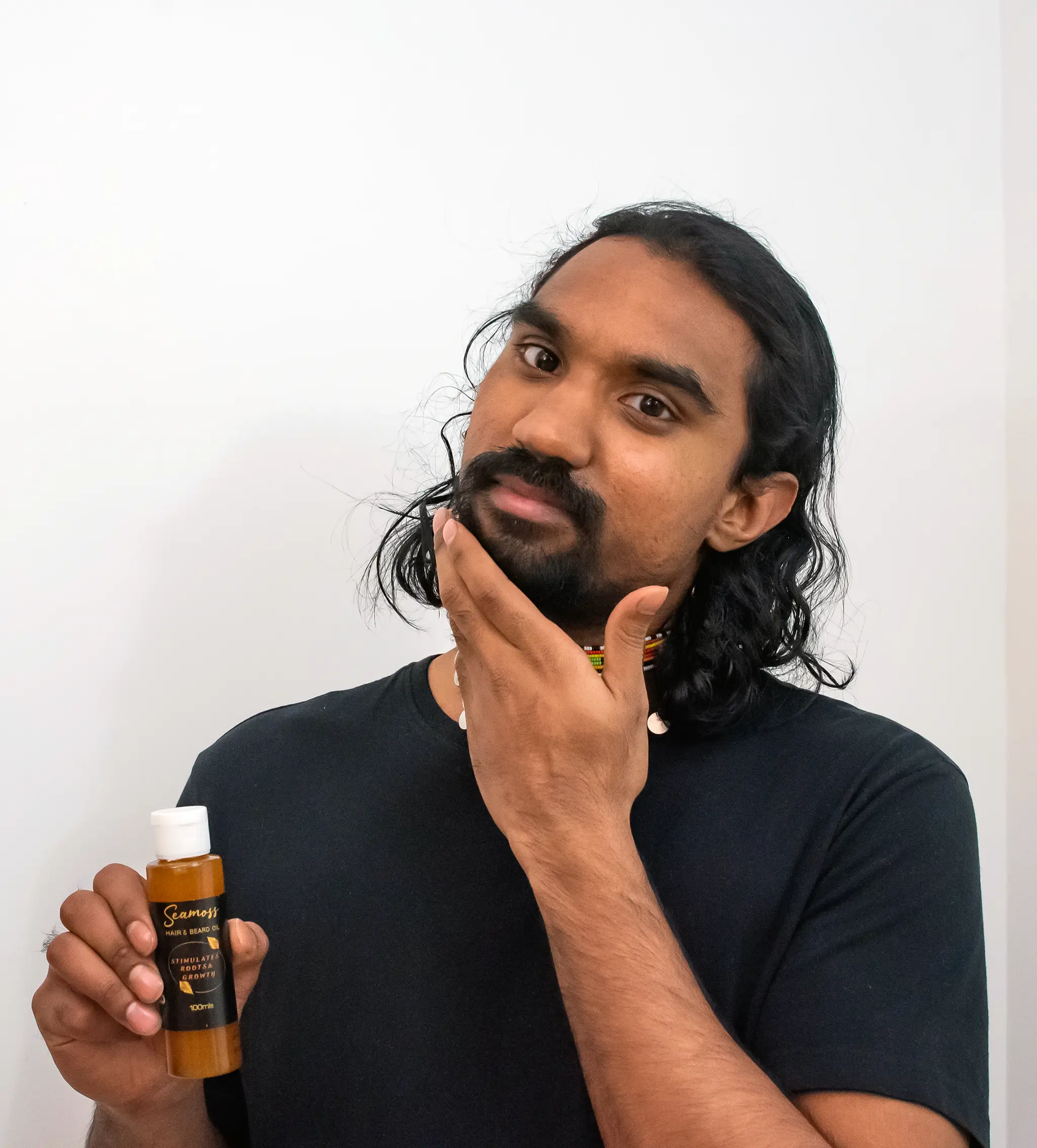 Seaweed Men's Beard Oil & Hair Growth Serum